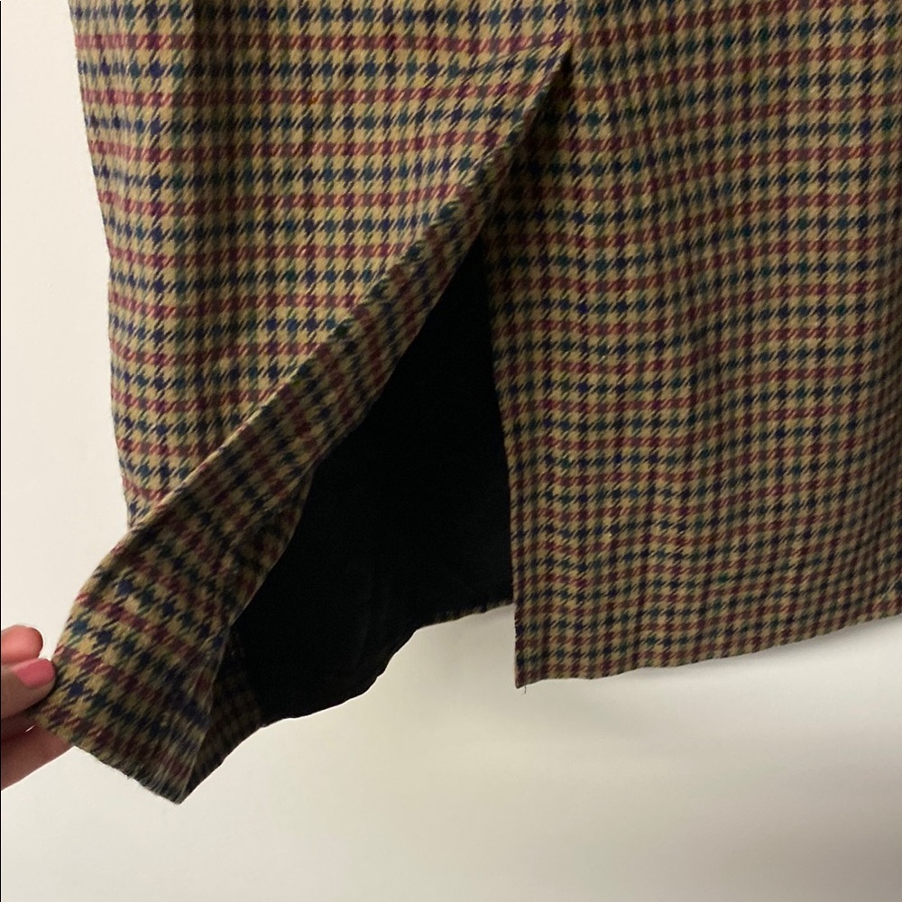 ISAAC HAZAN Vintage Wool Blend Midi Pencil Skirt - Picture 9 of 11